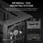 PC Case - CORSAIR - FRAME 4000D RS - Mid-Tower - Black - CC-9011312-WW - Image 5