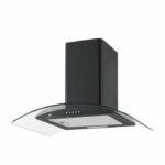 Continental Edison decorative hood - L60 cm - black and glass - Image 2