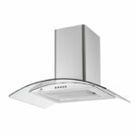 Continental Edison decorative hood - L60 cm - stainless steel glass - Image 2