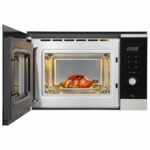 Built-in microwave - CONTINENTAL EDISON - CEMO25GINES - Black Stainless Steel L59.5 x H38.8 x D40.1 cm - 25L - Image 3