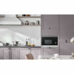 Built-in microwave - CONTINENTAL EDISON - CEMO25GINES - Black Stainless Steel L59.5 x H38.8 x D40.1 cm - 25L - Image 5