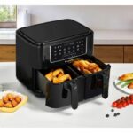 CONTINENTAL EDISON Oil-Free Air Fryer - RFRSH24002CB - 9 L - Double trays - 2400W - Black - Image 3