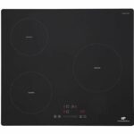 Continental Edison 3-burner induction hob - 3 timers - 3 boosters - black