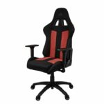 CORSAIR - Office chair - Gaming armchair - TC100 RELAXED - Fabric - Ergonomic - Adjustable armrests - Black/Red (CF-9900014-WW)