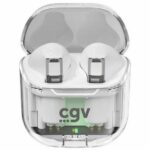 Wireless Bluetooth headphones - CGV - URBAN GHOST (White) - 30h battery life - Touch control - TWS - Image 2