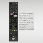Replacement remote control - CGV - FIDELIO Samsung - For Samsung televisions - Without programming - Ready to use - Image 4