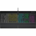 CORSAIR K55 RGB PRO Gaming Keyboard, 5Z RGB, Rubber Dome (CH-9226765-FR)
