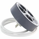 Chacon Multiprise Bureau 16A.250V-Max 3680W 4x16a+2usba Cable 1.5m- Gray color-Likerrupter - Image 2