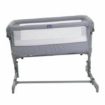 CHICCO Next2Me GO Co-Sleeping Crib - Compact - Foldable - Reclining - 6 Height Levels - Light Grey - Image 4