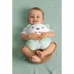 Soft Teddy Bear Plush - CHICCO - Green - From birth – Bild 2