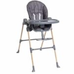 High chair - CHICCO - Polly Essential - 0/3 years - Coal Grey