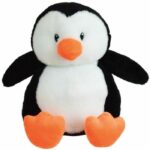 JEMINI Plush hot water bottle Penguin - To be heated in the microwave micro clay beads +/- 19 cm - Image 2