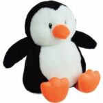 JEMINI Plush hot water bottle Penguin - To be heated in the microwave micro clay beads +/- 19 cm