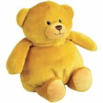 JEMINI Teddy bear hot water bottle - To be heated in the microwave micro clay beads +/- 19 cm