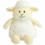 JEMINI Sheep hot water bottle plush - To be heated in the microwave micro clay beads +/- 19 cm - Image 2