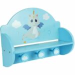 FUN HOUSE Léon le Dragon 713338 COAT RACK SHELF Dimensions: ± H. 33 x W. 46 x D. 15 cm for children - Image 3