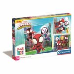 CLEMENTONI - 3x48 pieces - Spidey and his extraordinary friends