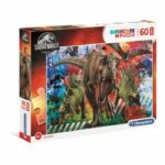 CLEMENTONI - 26456 - SuperColor 60 pieces Maxi - Jurassic World