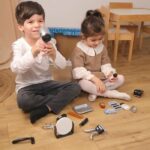 Hairdresser Set - Barber Pretend Play - CLEMENT CLEMENTINE - Clippers, Hair Dryer, Razors - From 3 Years Old – Bild 2