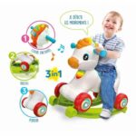 Clementoni - Rocking horse and wheels - Mane with intercation buttons - From 1 year old - Image 2