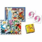 Clementoni - Edukit - Disney - 4 in 1 learning box - 2 puzzles, 1 memo, 1 set of 6 cubes - Made in Italy - Ages 4 and up - Image 2