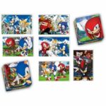 Clementoni - Edukit - Sonic - 4 in 1 learning box - 2 puzzles, 1 memo, 1 set of 6 cubes - Made in Italy - From 4 years old - Image 2