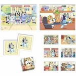 Clementoni - Edukit - Bluey - 4 in 1 learning box - 2 puzzles, 1 memo, 1 set of 6 cubes - Made in Italy - Ages 4 and up - Image 2