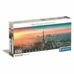 Clementoni - 1000p Panorama Paris - 98 x 33 cm - With poster