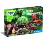 Clementoni - Science and play - The world of dinosaurs - Terrarium to create + 3 dinosaur figurines - Made in Italy