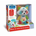 Baby Clementoni - Oliver, the playful raccoon - Interactive game - 4 game modes: Emotions, Meal, Story and Exploration. – Bild 6