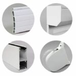 FRANCE-COMBI PVC hand-cut reversible shutter with strap - W 120 x H 155 cm - Image 3