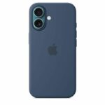 APPLE iPhone 16 - Silicone Case with MagSafe - Denim - Image 2