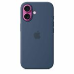 APPLE iPhone 16 - Silicone Case with MagSafe - Denim - Image 3