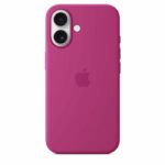 APPLE iPhone 16 - Silicone Case with MagSafe - Fuchsia - Image 4