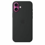 APPLE iPhone 16 Plus - Silicone Case with MagSafe - Black - Image 3