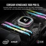 CORSAIR DDR4 PC Memory - VENGEANCE RGB PRO SL - 16GB (2x8GB) - 3200Mhz - CAS 16 - Black (CMH16GX4M2E3200C16) - Image 2