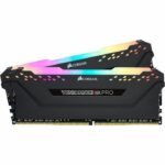 CORSAIR DDR4 PC Memory - VENGEANCE RGB PRO SL 32GB (2x16GB) - 3600Mhz - CAS 18 Optimized for AMD Ryzen - Black (CMH32GX4M2Z3600C18)