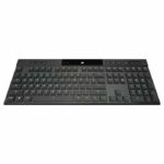 Ultrafin mechanical gaming keyboard - Azerty - Corsair - K100 Air Wireless - RGB LED backlight - Black (CH -913A01U -FR)