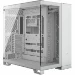 PC case - CORSAIR - 6500X Tempered Glass Mid-Tower Dual Chamber - White