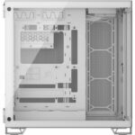 PC case - CORSAIR - 6500X Tempered Glass Mid-Tower Dual Chamber - White - Image 5