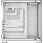 PC case - CORSAIR - 6500X Tempered Glass Mid-Tower Dual Chamber - White - Image 6