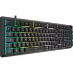 Wired membrane gaming keyboard - CORSAIR - K55 CORE RGB - 10-zone RGB backlighting - Gray - Silent and responsive - Image 4