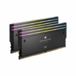 RAM Memory - CORSAIR - Dominator Titanium RGB DDR5 - 64GB 2x32GB DIMM - 6600MT/s - Intel XMP 3.0 - 1.40V - Black (CMP64GX5M2X6600C3