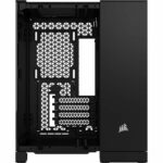 PC case - CORSAIR - 2500X Tempered Glass Micro ATX Dual Chamber - Black - Image 5