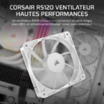 PWM Fan 120mm - CORSAIR - RS120 - White - Image 2