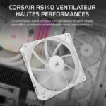 PWM Fan 140mm - CORSAIR - RS140 - White - Image 2