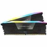 RAM - CORSAIR VEGEANCE RGB DDR5 - 32GB 2X16GB DIMM - 5200MHZ - UNBUFFERED, 40-40-40-77, XMP 3.0, Black Heatspreader, RGB LED, 1.25V
