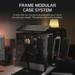 PC Case - CORSAIR - FRAME 4000D Series - Mid-Tower - Black - Image 3