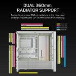 PC Case - CORSAIR - FRAME 4000D RS ARGB Series - Mid-Tower - 3 ARGB Fans - White - Image 6