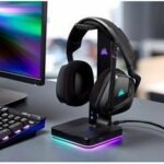 CORSAIR Premium Gaming Headphone Bracket - 7.1 Surround Sound - ST100 RGB – Bild 2